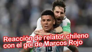 ¡Imperdible Relator chileno reacciona Gol de Rojo ArgentinaNigeria [upl. by Ingaberg]