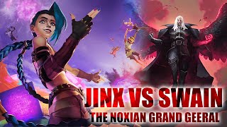 3 STAR JINX VS SWAIN The Final Battle RUNETERRA THE NOXIAN GRAND GENERAL Challenge [upl. by Eekram14]