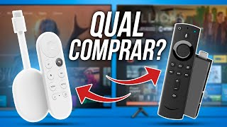 Chromecast com GOOGLE TV ou Fire TV Stick 4K Qual a melhor opção [upl. by Heather437]