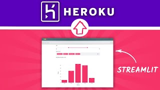 Deploy Your Streamlit Web App on Heroku For Free fast amp easy [upl. by Htevi]