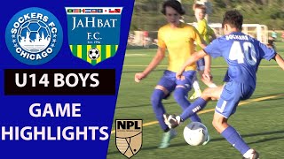 Sockers FC vs Jahbat  U14 2010 NPL Game Highlights June 5 2024 [upl. by Nnav861]