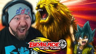 KYOYA GETS THE VICTORY FIRST TIME WATCHING  Beyblade Metal Fusion Episode 3132 REACTION [upl. by Eidoc]