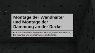 Vorgehängte hinterlüftete Fassade Unterkonstruktion  Wandhalter und Dämmung an der Decke StoVentec [upl. by Esil549]