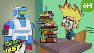 JOHNNY HAS TOO MUCH HOMEWORK 📚  Johnny Test Official Compilation  WildBrain Max [upl. by Astred]