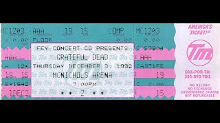 19921203 ThuMcNichols Sports Arena Denver CO [upl. by Aztiraj]