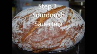 Sourdough Step 3  Sauerteig für Bauernbrot Roggen Brot [upl. by Tarton]