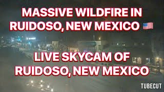 Massive Wildfire in Ruidoso New Mexico  LIVE Breaking News Coverage [upl. by Rosemaria]