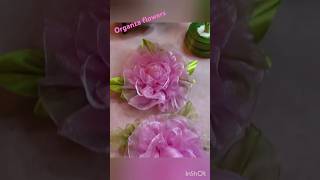 Beautify your home with organza flowers 💐 ribboncraft diy youtubeshorts viralshorts [upl. by Modestia]