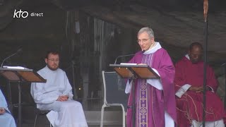 Messe de 10h à Lourdes du 19 février 2024 [upl. by Einnor]