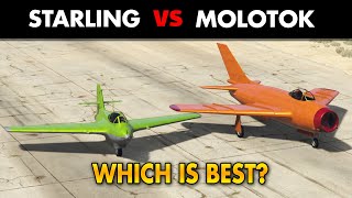 GTA 5 ONLINE WHICH IS BEST STARLING VS MOLOTOK [upl. by Anilocin84]