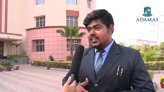 Adamas University  Placement Diaries  Arka Ghosh  MBA [upl. by Youlton]