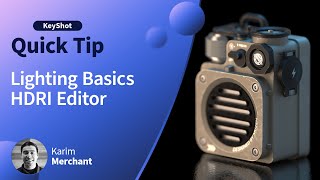 KeyShot Quick Tip  Lighting Basics with HDRI Editor [upl. by Buyse]