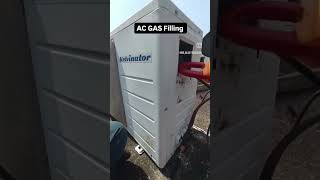 Ac gas filling work acwork gas workelectric electrician [upl. by Wilder]