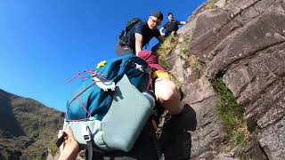 Carrauntoohil Peak via Cummeenoughter Lake highest peak and highest lake in Ireland [upl. by Ardnama831]