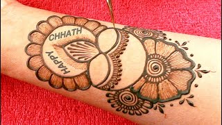 New stylish henna mehndi design  Easy mehndi design  mehndi ka design  mehndi design  mehndi [upl. by Emerald572]