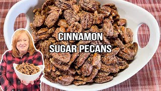 Holiday CINNAMON SUGAR PECANS or Other Favorite Nut [upl. by Otrebide936]