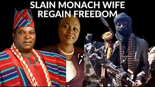 Breaking Wife Of Slain Kwara Monarch Olusegun Aremu Regains Freedom From Kidnappers [upl. by Schnur]