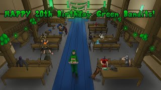 Green Bandits 20th Birthday Celebration  Old School Runescape [upl. by Erkan]