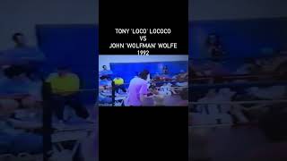 Kickboxing  Tony loco LoCoco vs John Wolfe [upl. by Vasta593]