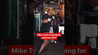 Mike Tyson Training For Jake Paul 👀 [upl. by Kciredohr]