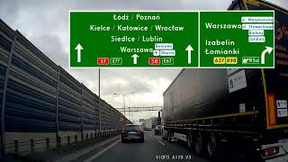 Droga Ekspresowa  Expressway S8  Obwodnica Warszawy Warsaw Bypass [upl. by Sileray]