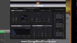 How To Use MiniSpillage Drum Synth In GarageBand [upl. by Ennovahs]