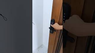 Pemasangan BARDI Smart Door Lock oleh tim BARDI Lampung [upl. by Ritter172]