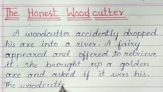 The Honest woodcutter Moral stories Woodcutter And Axe Story in English [upl. by Gairc]