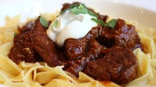 Beef Goulash  Hungarian Beef Goulash Recipe  Paprika Beef Stew [upl. by Idnar]