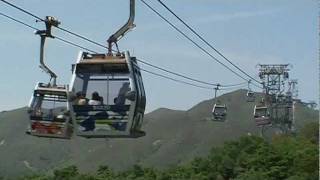 Breathtaking Views from Skyrail Cable Car Lantau Island Hong Kong DONT MISS THE ENDING [upl. by Lindy]