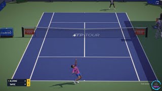 Tiebreak early access 6 gameplay  Alcaraz vs Tiafoe  Cincinnati semi final  Career Mode  PC [upl. by Ettesel]