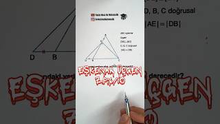 KESİNLİKLE 59 SANİYEYE DEĞER 🔥yksgeometri kpssgeometri geometrisoruçözümü [upl. by Salinas368]