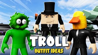 5 TROLL Outfit Ideas In Brookhaven WID amp Accessories Name  Roblox [upl. by Malsi]