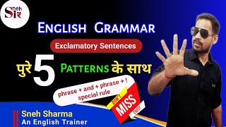 Exclamatory Sentences in English 😲 English Grammar Dear SirSneh Sir [upl. by Joly]