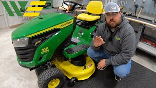 Which John Deere S100 Riding Lawn Mower Should you Buy  John Deere S100 Series Buying Guide [upl. by Dincolo]