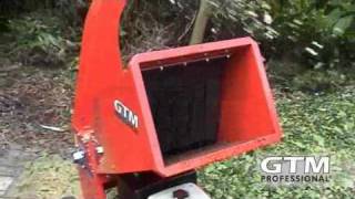 GTM professional GTS1300 wood chipper [upl. by Lawrenson]