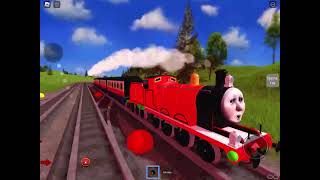 My Sodor Fallout AU James Escapes The Blast scary running jamestheredengine sodorfallout fyp [upl. by Enrico587]