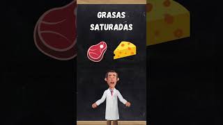 Tipos de GRASAS en ALIMENTOS grasas lipids alimentacionsaludable nutrition comida salud [upl. by Bacon]