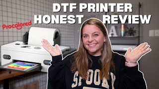 DTF Printer Unboxing and HONEST REVIEW  ProColored DTF Printer [upl. by Ahtelra]