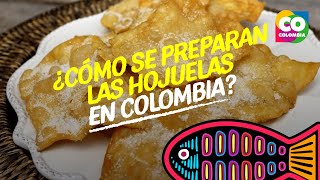 Así se preparan las Hojuelas  Comida típica de Colombia [upl. by Goober]