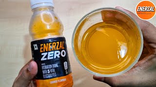 Enerzal Zero Calorie Hydration Drink Orange Flavour  Ingredients Taste Price Ad  FDC Limited [upl. by Ullund975]