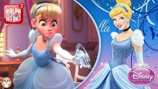 LE PRINCIPESSE DISNEY IN RALPH SPACCATUTTO 2 VS FILM ORIGINALI [upl. by Ailegna]