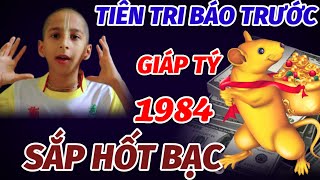 VÉT CẠN LỘC TRỜI GẶP THỜI HỐT BẠC TRONG 75 NGÀY CUỐI NĂM TUỔI GIÁP TÝ SINH 1984 GIÀU NHANH CHÓNG MẶT [upl. by Hancock]