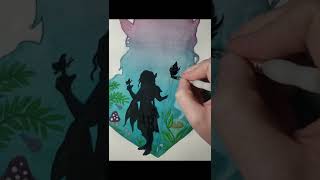 Caduceus Clay Watercolor Painting Timelapse Painting Process [upl. by Wittenburg]