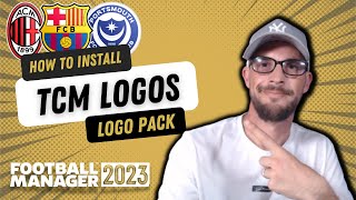 Football Manager 2023  Installing TCM Logo Pack  FM23 [upl. by Dionysus]