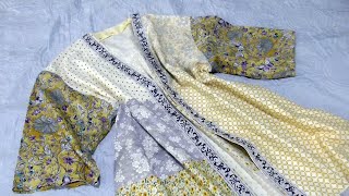 Making a Patchwork Robe  Dressing Gown ft Beebeecraftcom [upl. by Egiap]