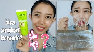 SARIAYU PUTIH LANGSAT SKIN BRIGHTENING PEEL OFF MASK REVIEW  Novie Marru [upl. by Annua638]