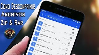 Como Descomprimir Archivos Zip amp Rar Desde Tu Dispositivo Android Noviembre2016 [upl. by Murphy]