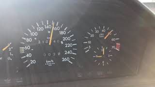 Mercedes 280E W124 acceleration [upl. by Lynnworth]