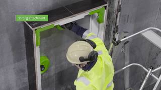 Magnet shuttering in precast How to make a solid wall [upl. by Bergstein760]